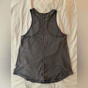 Grey lululemon racer back tank top